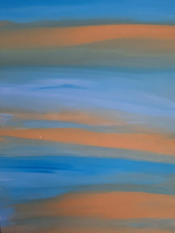 Akrylmålning Waves in sunlight av Ylva Olofsson