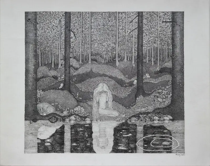 Parafras Tuvstarr John Bauer av Amy Ived