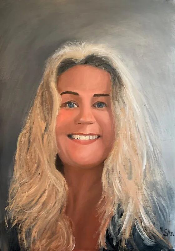 Oljemålning Beställningsuppdrag av Sonny Andersson