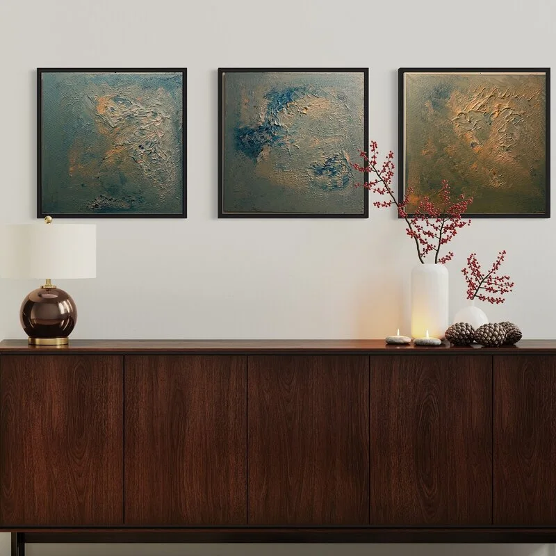 Akrylmålning Trio av Monia Nekach