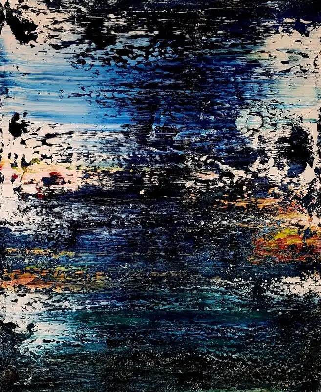 Akrylmålning Emotional Landscapes 3.1 av Tobias Staaf