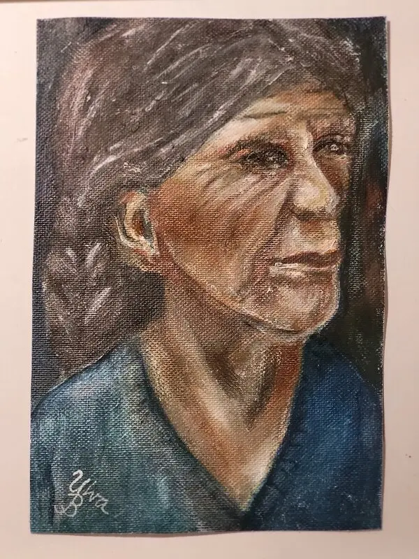 Oljemålning Memories av Ylva Berglund