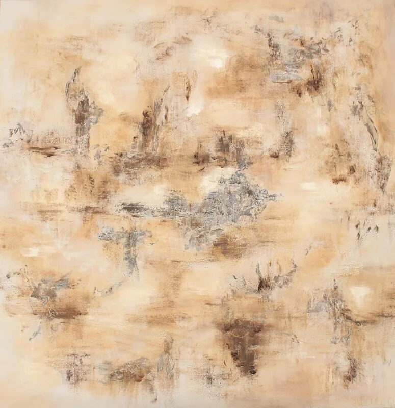 Akrylmålning Landet bortom allt av Helena Glans