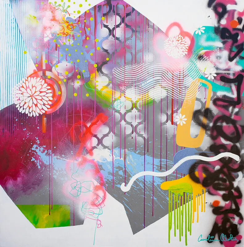 Akrylmålning No grudges av Carolina Alotus