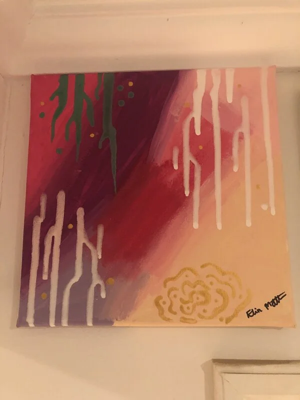 Akrylmålning Ocean 3 av Elin Möllborn