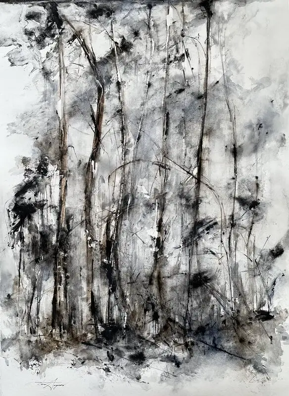 Akvarell Surrounded by soulmates av Dana Ingesson