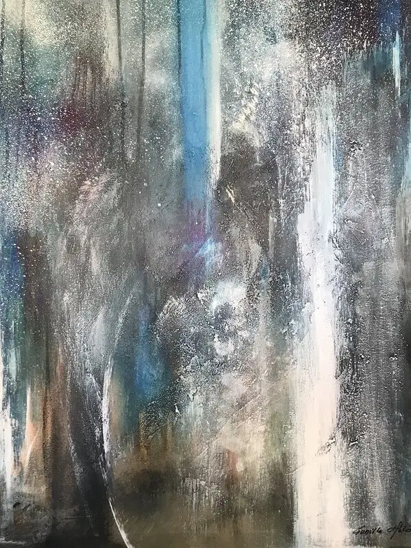 Akrylmålning Calypso av Gunilla Heidenberg