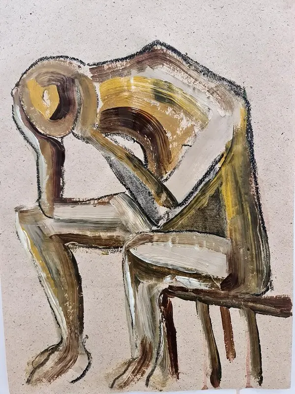 Akrylmålning 11.20 av Åsa Christensen