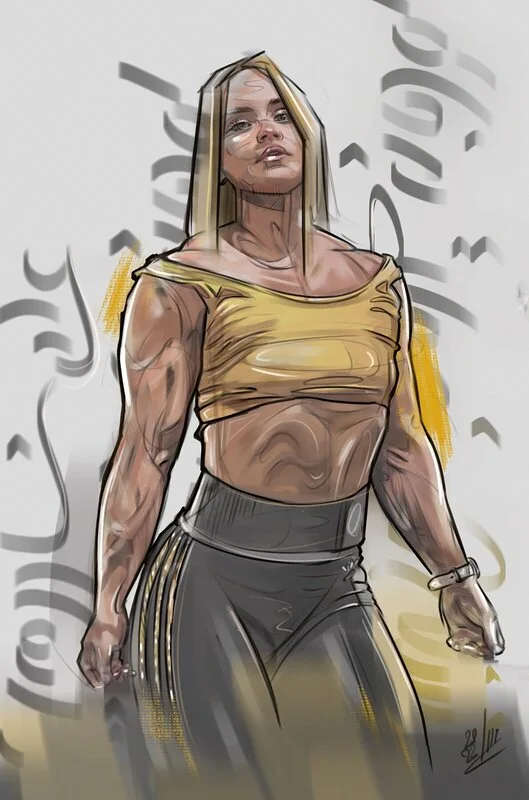 Strange girl av Miad Mirzaei