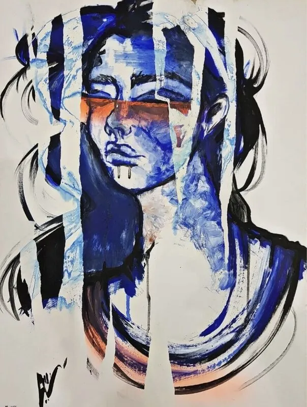 Akvarell The past av Miad Mirzaei