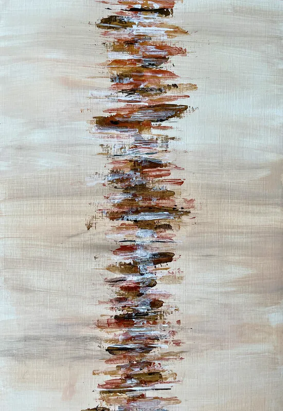 Akrylmålning Abstract Earth Series 2 av Anna Norén