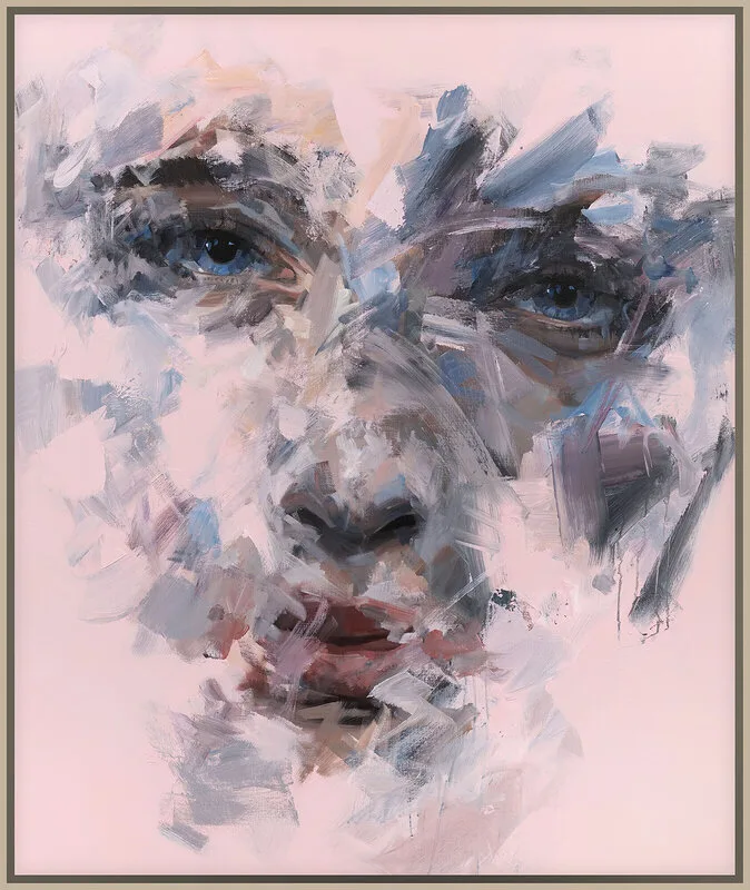 Akrylmålning Portrait no.2307 av Tomas Hammar