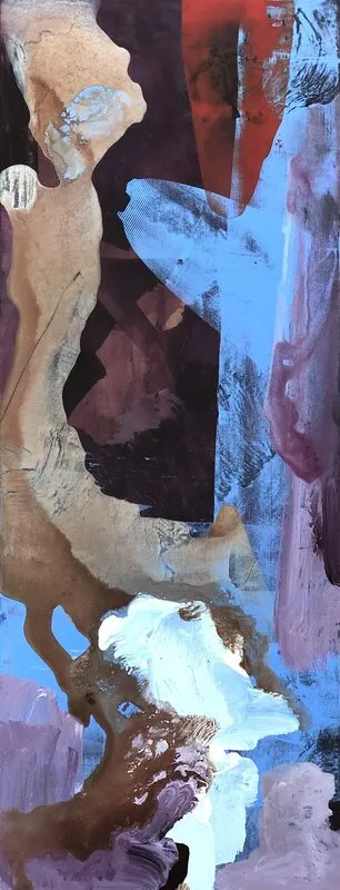 Akrylmålning Scrap av Elin Söderlind