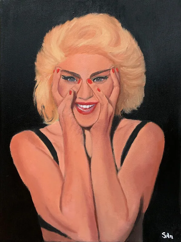 Oljemålning Madonna av Sonny Andersson