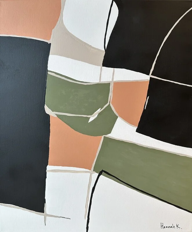 Beauty in imperfection - abstract nr 31 av Hannah Karlsson