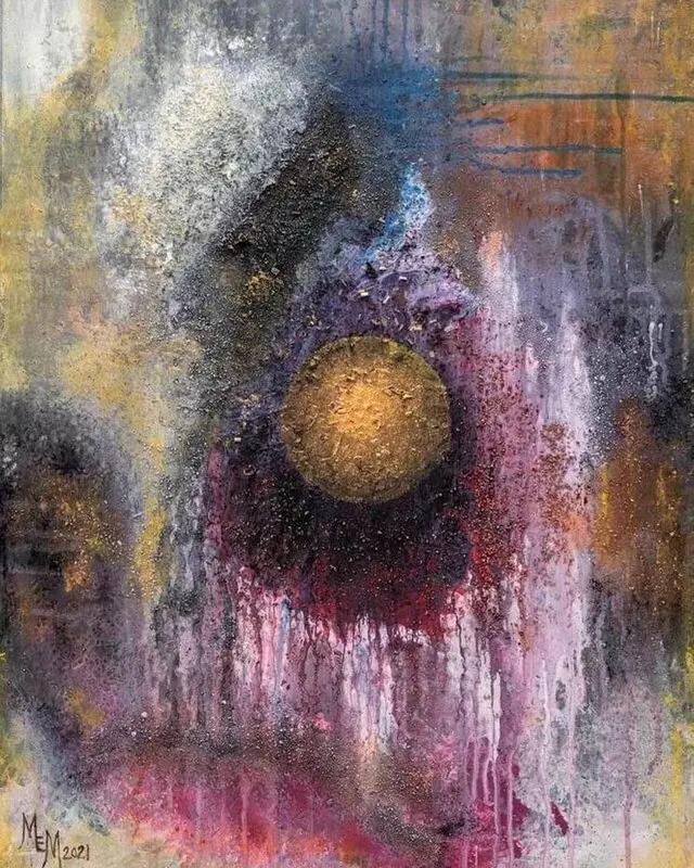 Akrylmålning Balance av Marilyn Miller