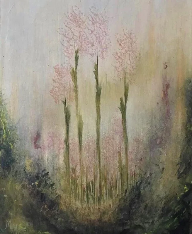 Akrylmålning Stands proud av Marilyn Miller