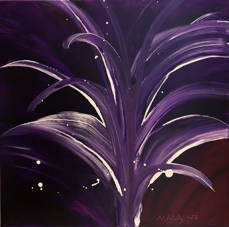 Akrylmålning Iver av Nettan Widing