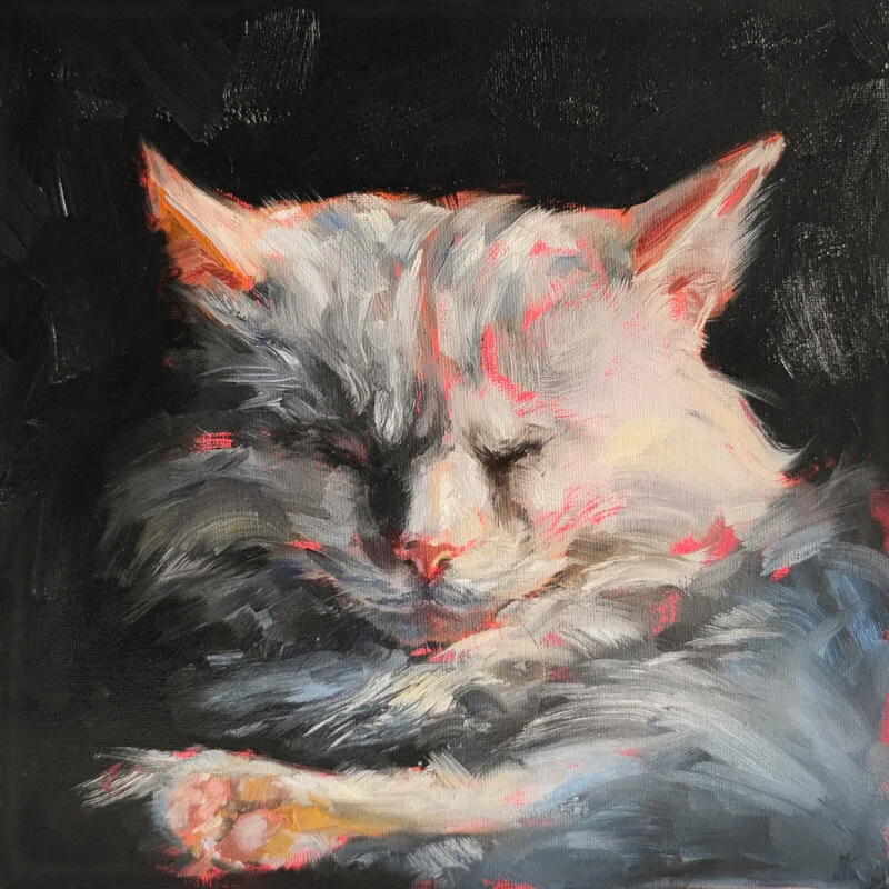 Oljemålning Lullaby av Iryna Khort