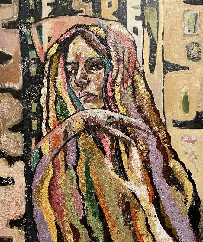 Akrylmålning av Linda Eklund