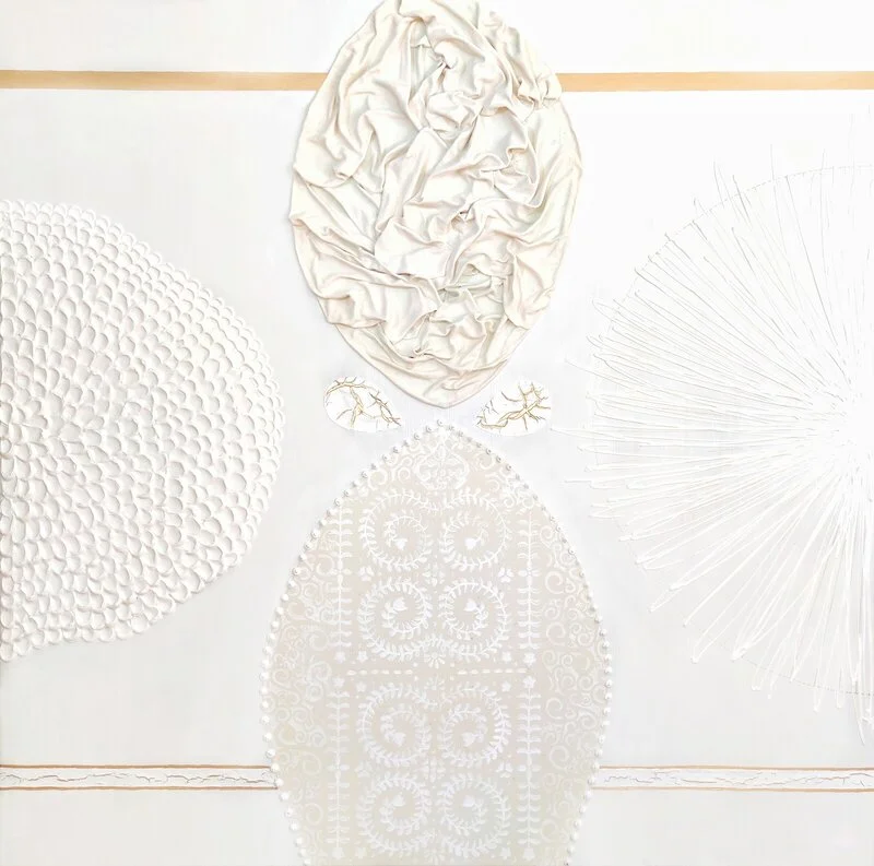 Akrylmålning YASMINE av Helena Mernissi