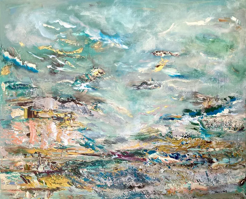 Akrylmålning Wonderland av Lizette Mannerhill