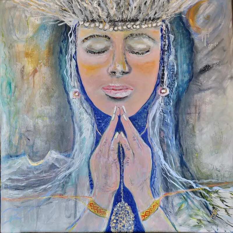 Akrylmålning Inre ro av Boel Franck