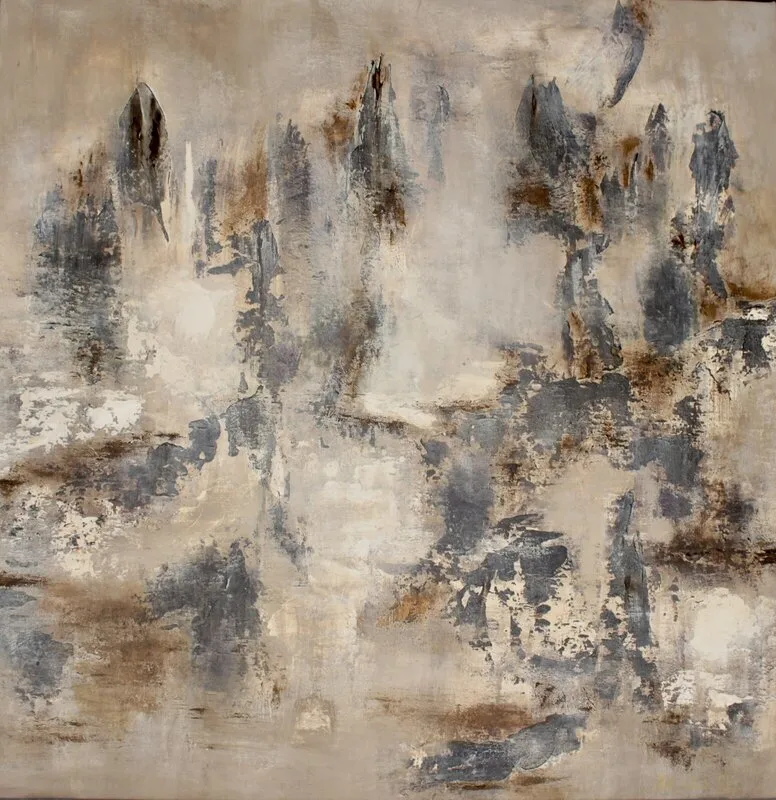 Akrylmålning Trust the force av Helena Glans