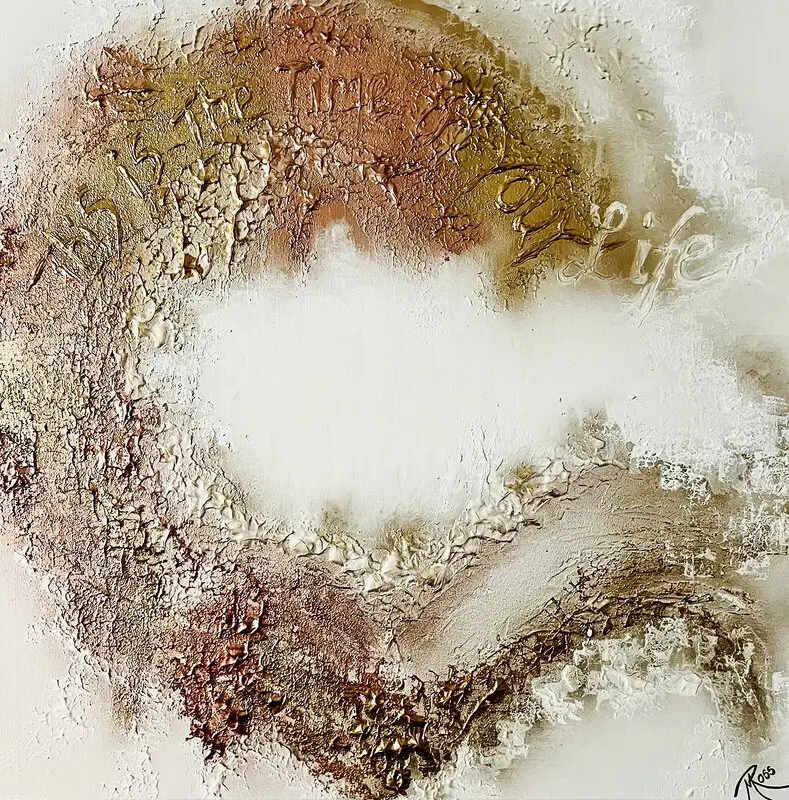 Akrylmålning Follow Your Heart av Mette Ross