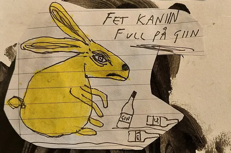 Fet kaniin full på giin av Mikael Jonsson
