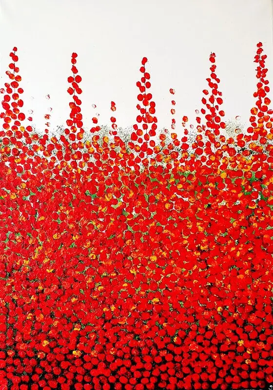 Blomsterbädd #5 av Stina G Olsson