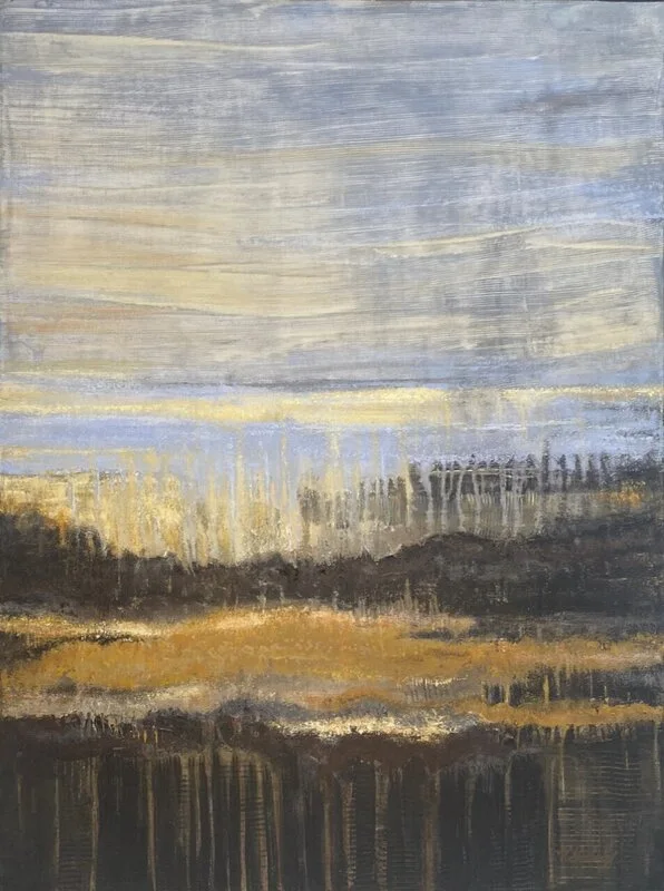 Akrylmålning Winterlight 2 av Vivecka Norberg