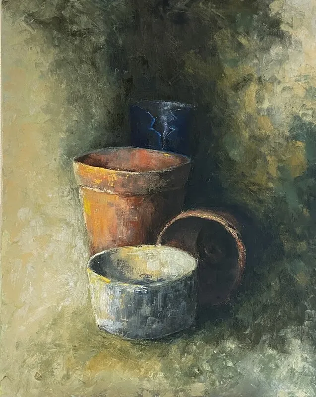 Oljemålning Hidden av Jeanette Krantz Adner