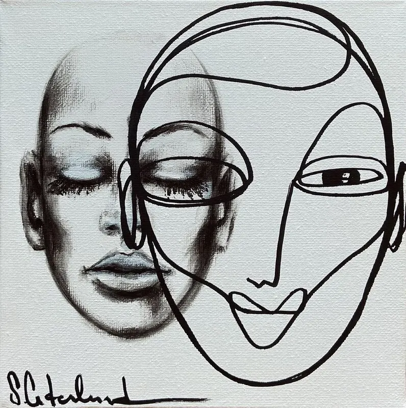 Akrylmålning Clear vision av Susanne Cederlund