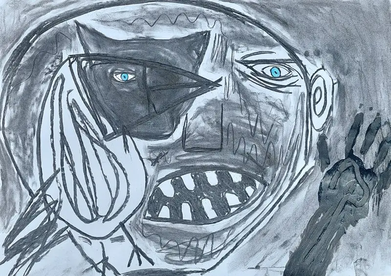 Ansiktsmålning av Mikael Jonsson