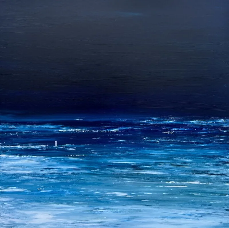 Akrylmålning Standing strong but i miss You av Kima Edell