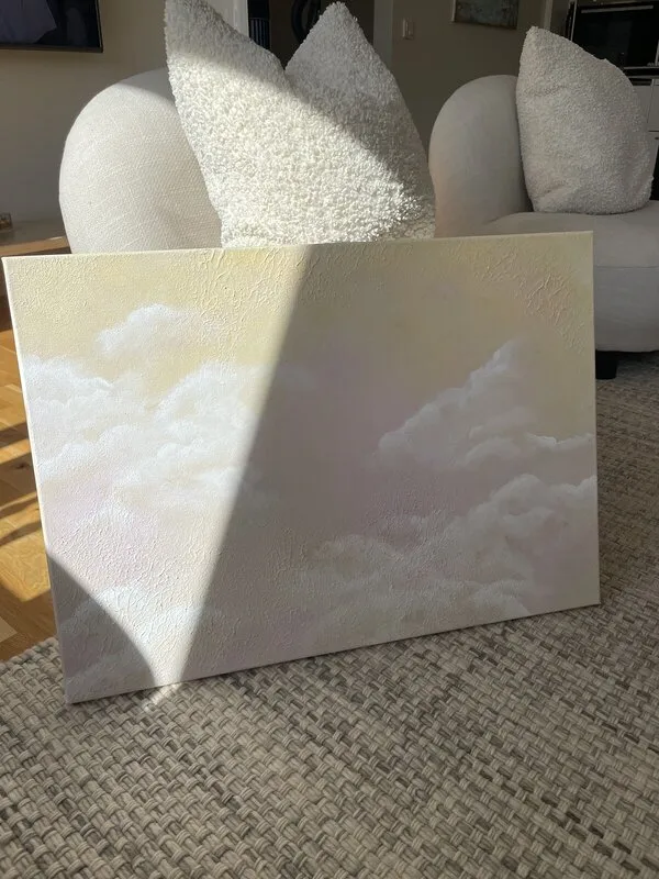 Akvarell Cotton Clouds av Sofie Pettersson