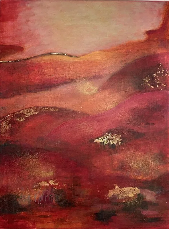 Akrylmålning Värmande av Åsa Karner