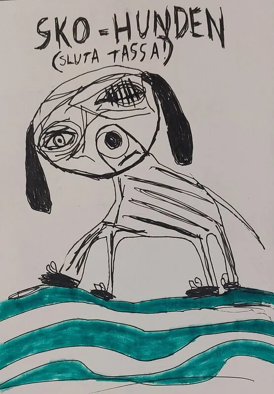 Sko-hunden (sluta tassa!) av Mikael Jonsson