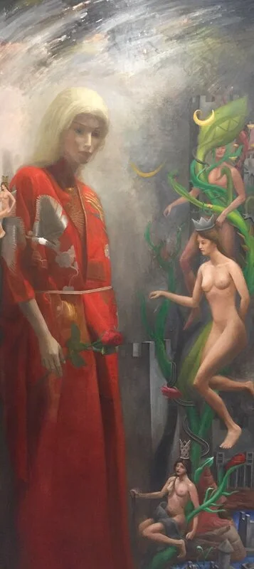 Oljemålning Manakin av Frode Vaerum Rönngren