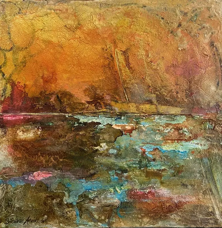 Oljemålning In the mood av Susanne Arvidsson