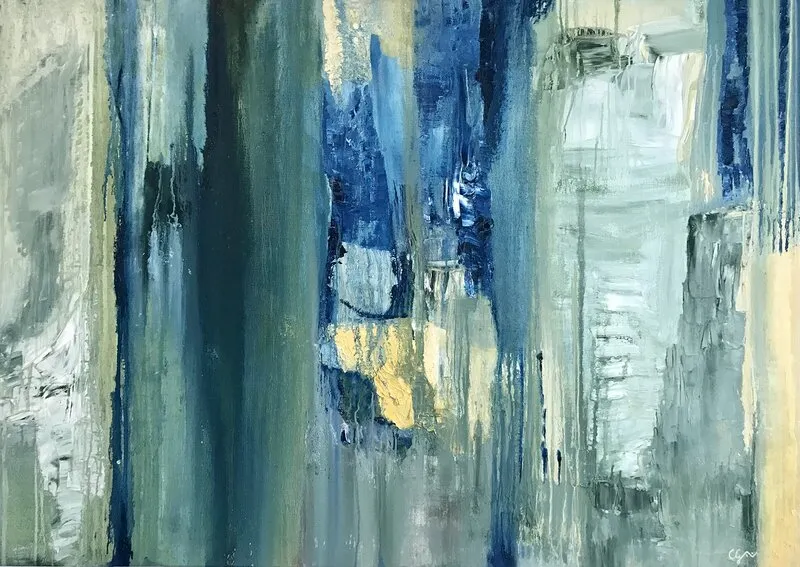 Oljemålning Depth av Cornelia Gullberg