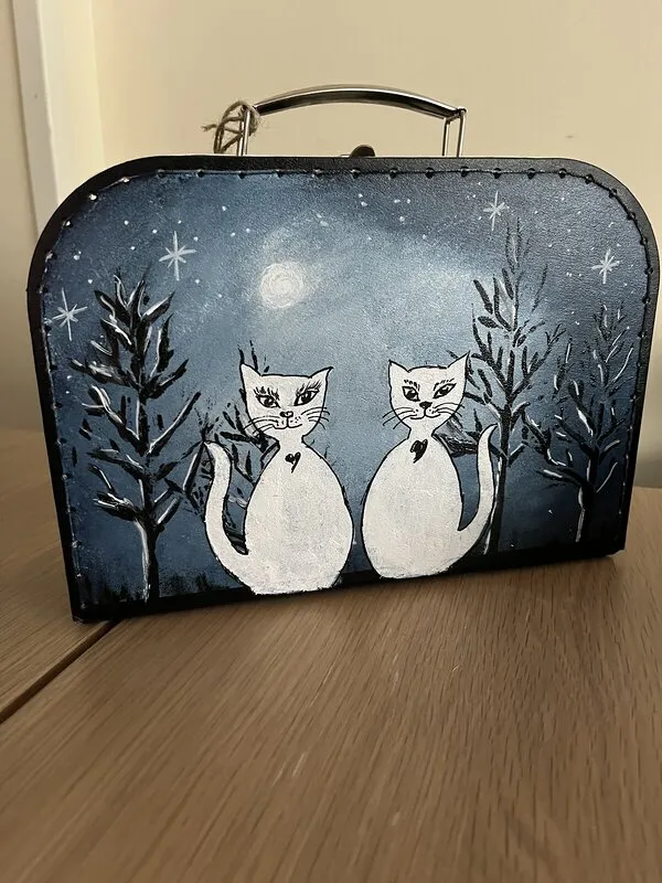 Akrylmålning Moonlight serenade av Amie Norrman Söderman