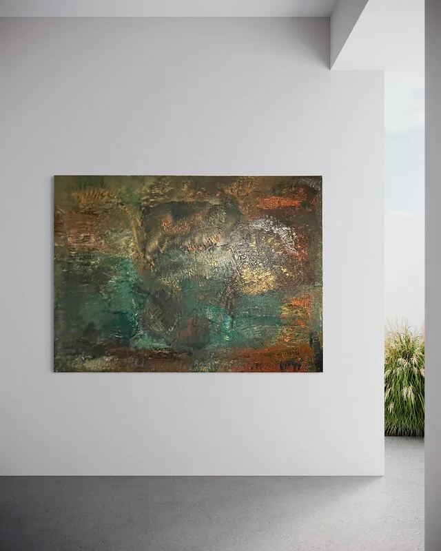 Akrylmålning Vivid color av Monia Nekach