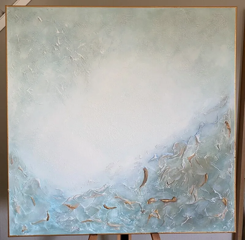 Akrylmålning Endlessly nr 8 av Anneli Bendius