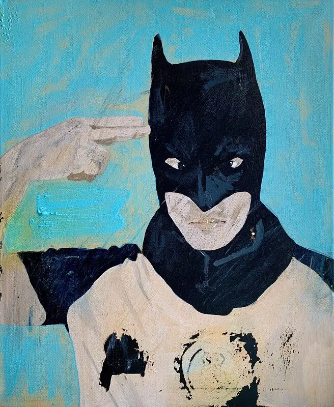 Akrylmålning Mondays av Milo