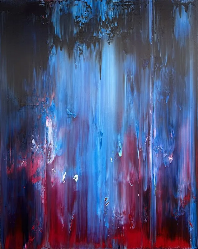 Akrylmålning Abstract no0717 av Stephan Nilsson