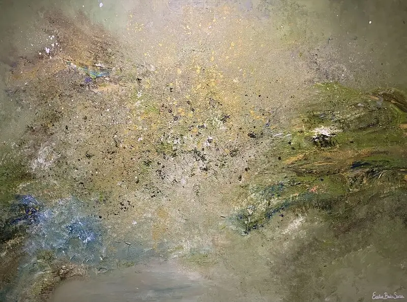 Akrylmålning Nature from above av Emilia Buco Sorsa