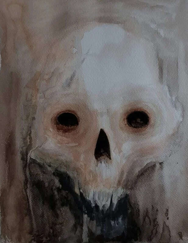 Akvarell Anomaly II av Oannes Hagby