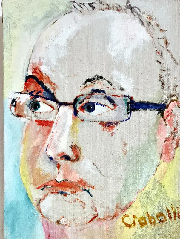 Oljemålning Giovane av Robert Ciabatti